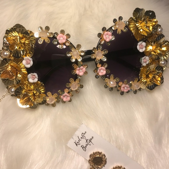 Oversized Vintage-Retro Sunglasses - Picture 2 of 3